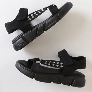 Dirty Laundry Black Studded Sandals